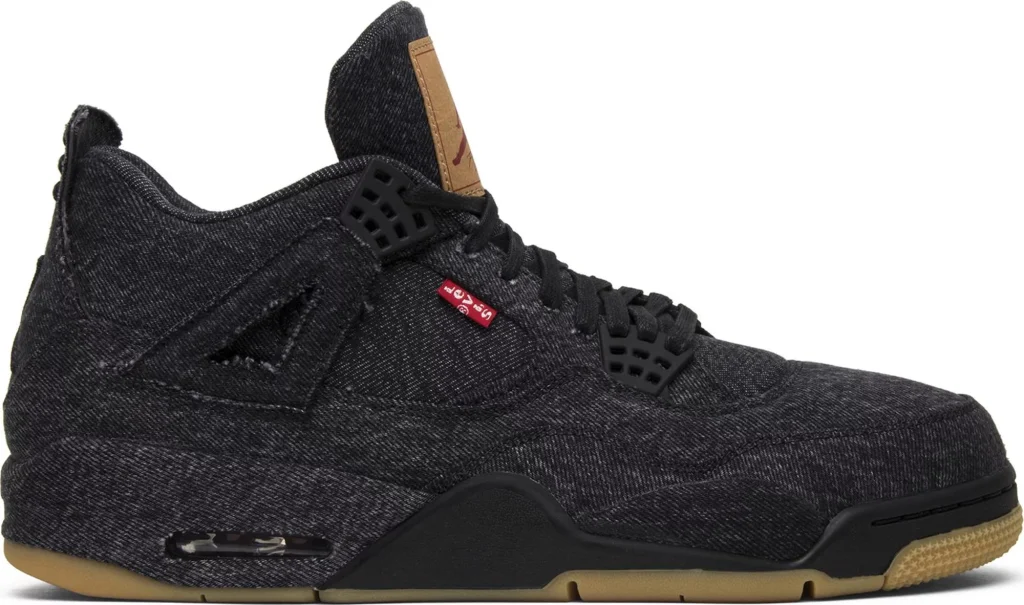 Air Jordan 4 Retro X Levis  - Black Denim