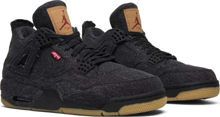 Air Jordan 4 Retro X Levis  - Black Denim