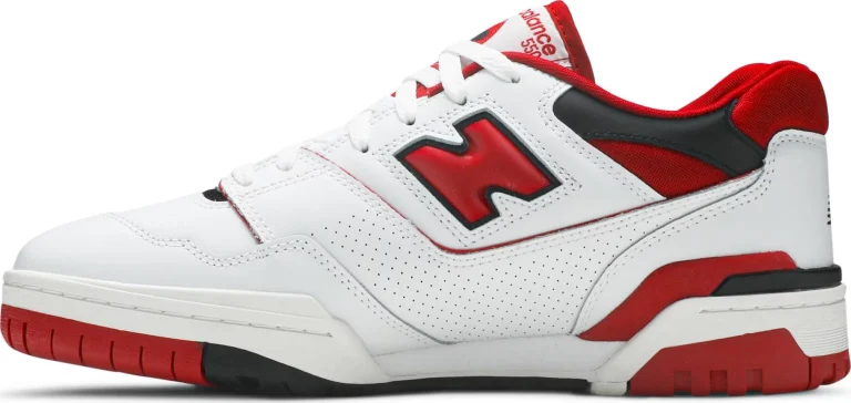 New Balance 550 - White Team Red