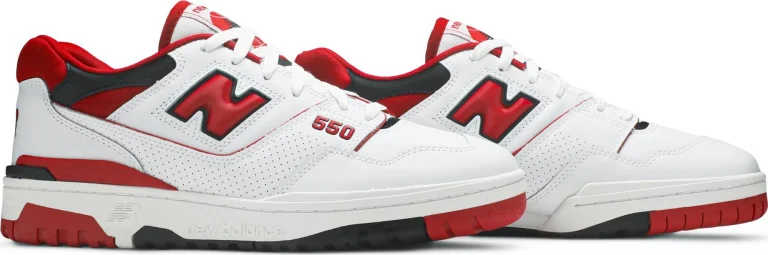 New Balance 550 - White Team Red