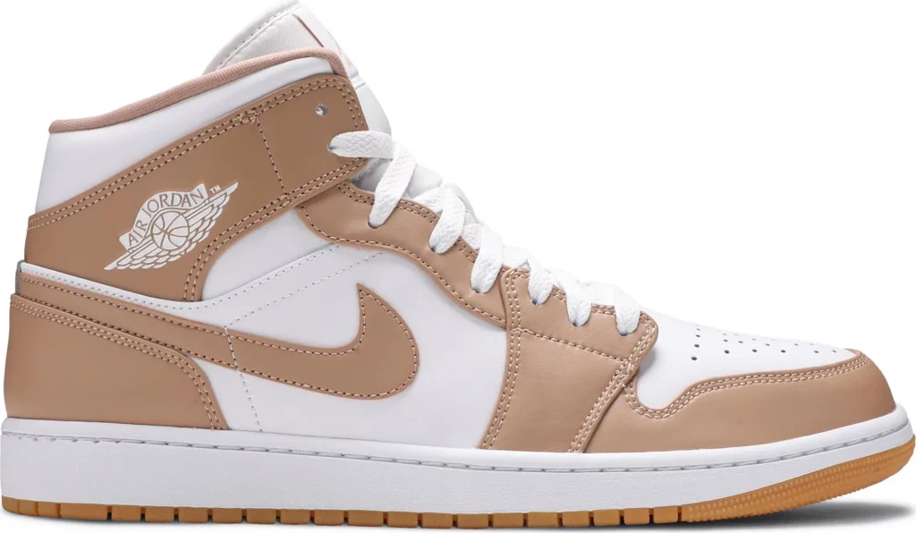 AIR JORDAN 1 MID - TAN GUM