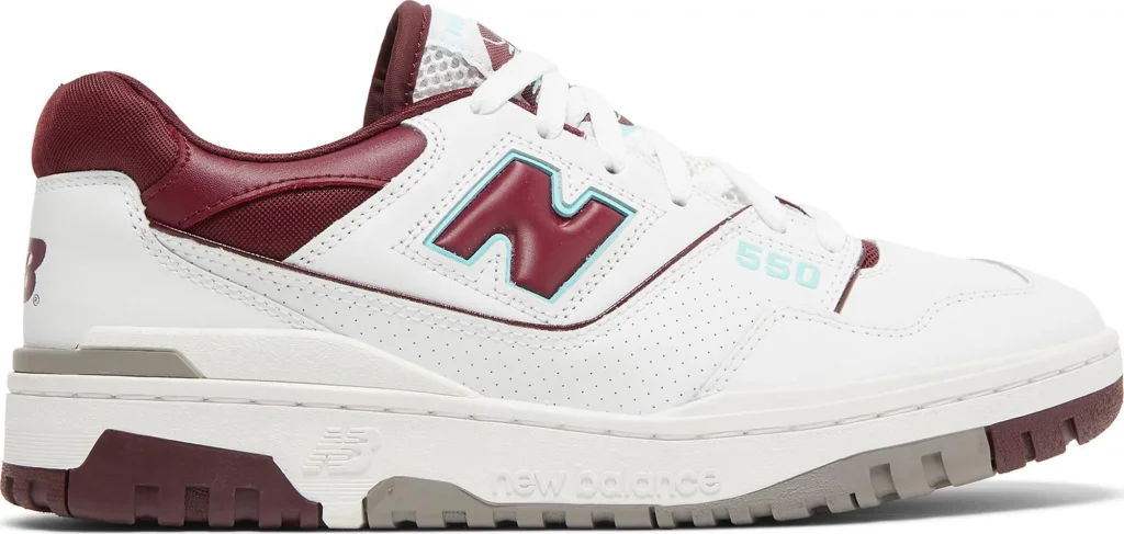 New Balance 550 - Burgundy Turquoise