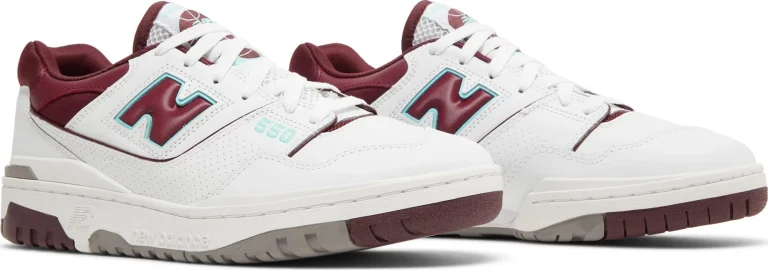 New Balance 550 - Burgundy Turquoise