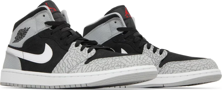 AIR JORDAN 1 MID SE - ELEPHANT TOE BLACK