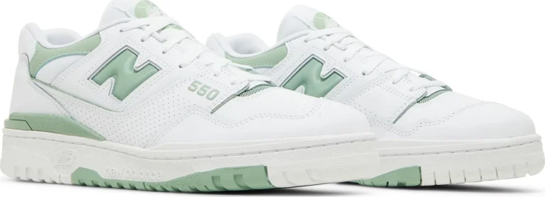 New Balance 550 - White Mint Green