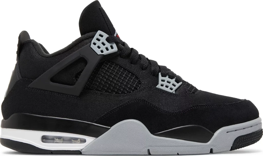 Air Jordan 4 Retro - Black Canvas