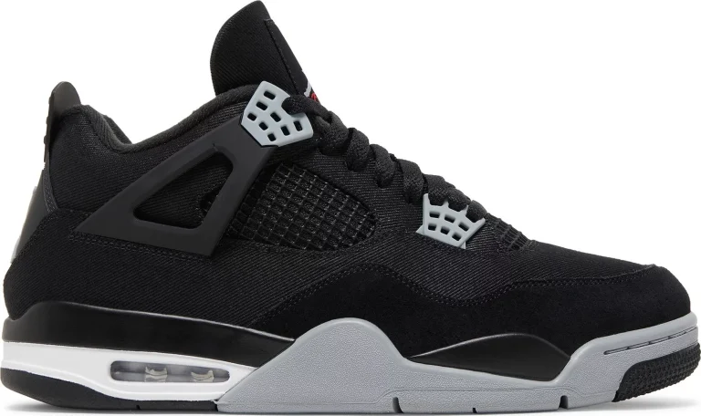 Air Jordan 4 Retro - Black Canvas