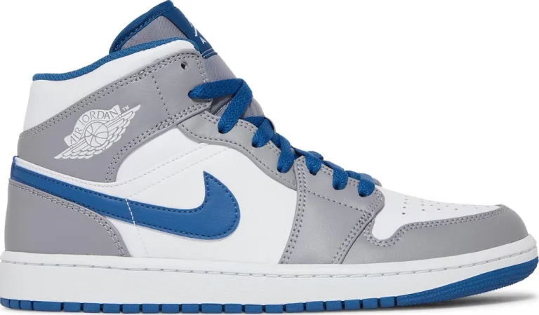 Air Jordan 1 Mid - Cement True Blue