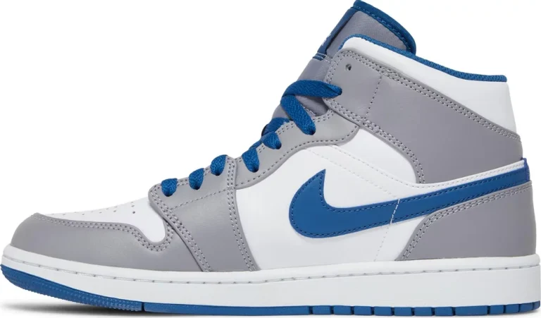 Air Jordan 1 Mid - Cement True Blue