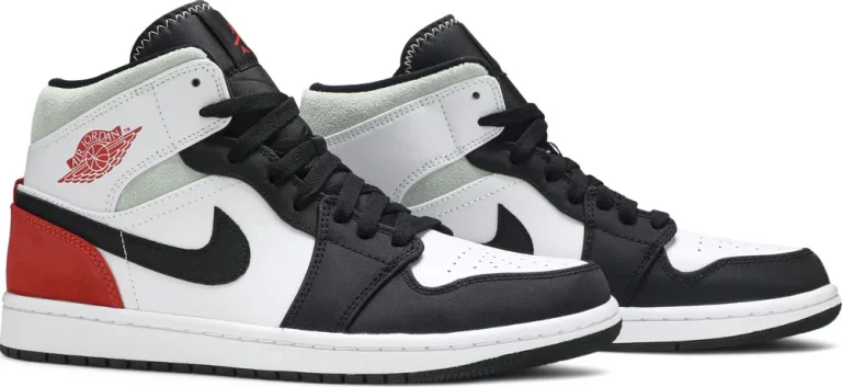 Air Jordan 1 Mid SE - Red Black Toe