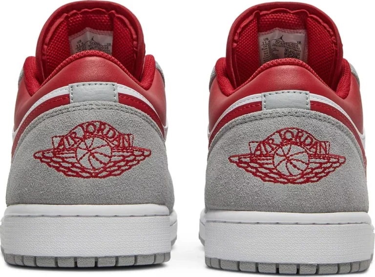 Air Jordan 1 Low SE - Light Smoke Grey Gym Red