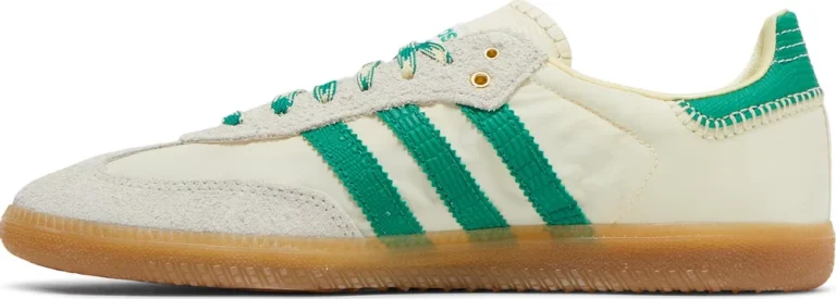 Wales Bonner x Samba - Cream White Bold Green