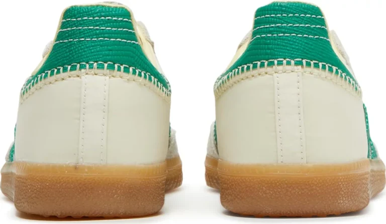 Wales Bonner x Samba - Cream White Bold Green