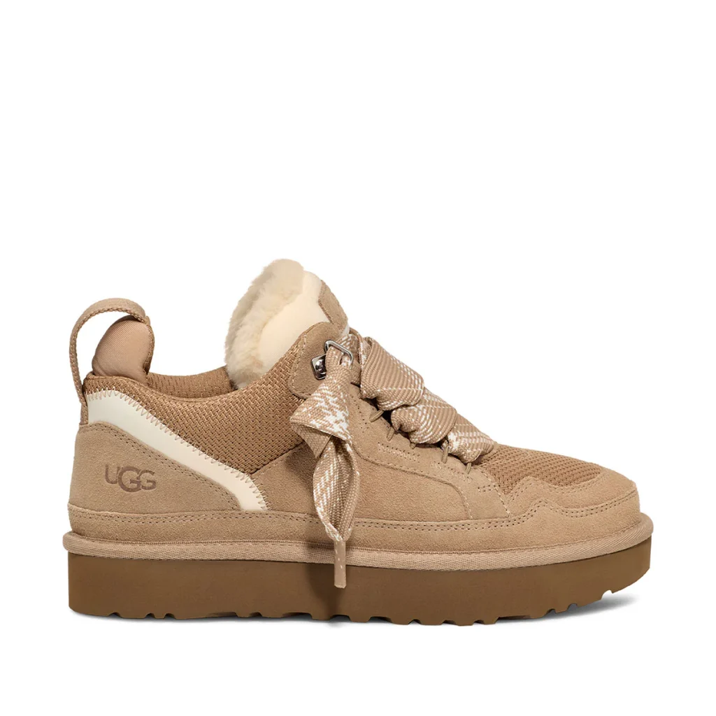 UGG Womens Lowmel Sneaker Sand