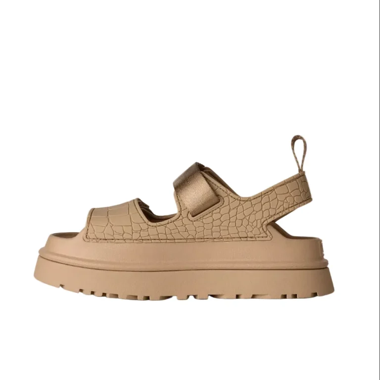 UGG Golden Glow Sandal Embossed Mustard