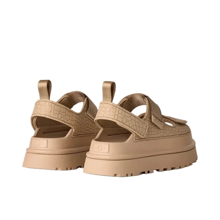 UGG Golden Glow Sandal Embossed Mustard