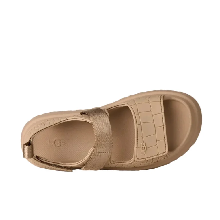 UGG Golden Glow Sandal Embossed Mustard