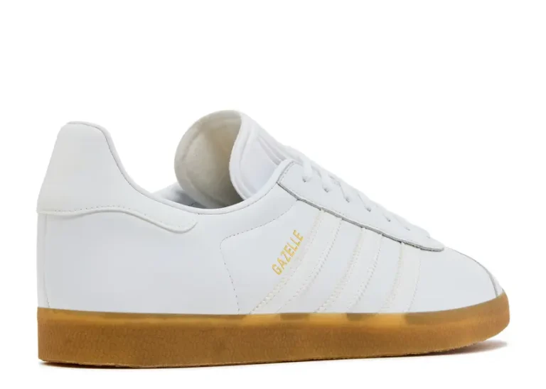 Gazelle - White Leather Gum