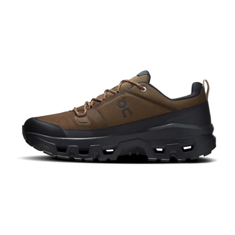 On Cloudrock Low Waterproof - Earth Black