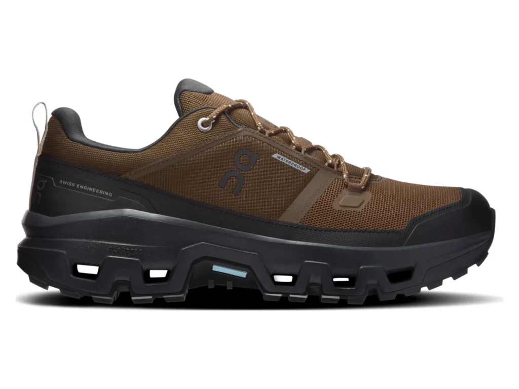 On Cloudrock Low Waterproof - Earth Black