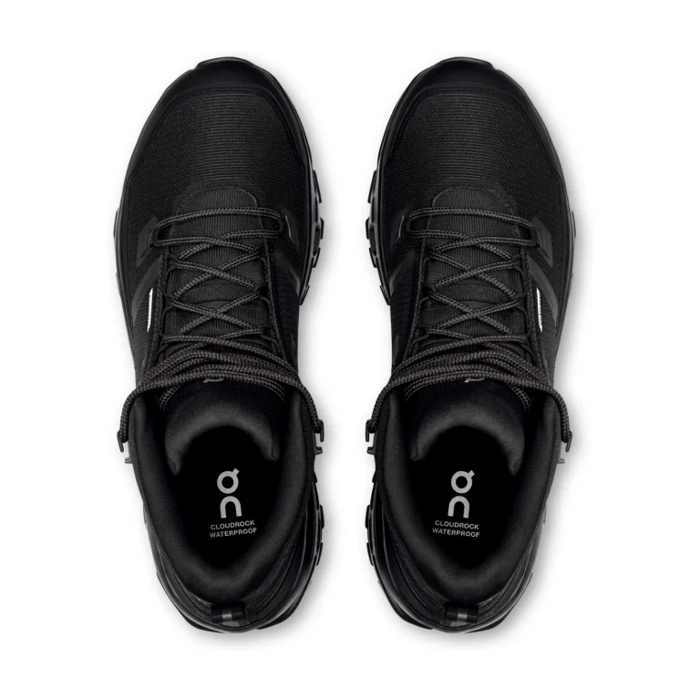 On Cloudrock Mid Waterproof - Black
