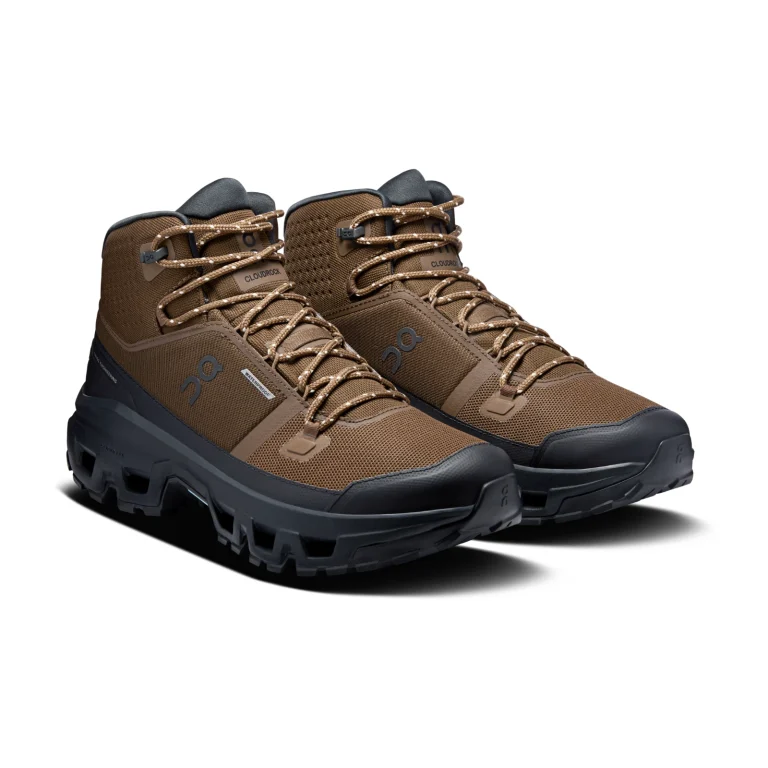 On Cloudrock Mid Waterproof - Earth Black