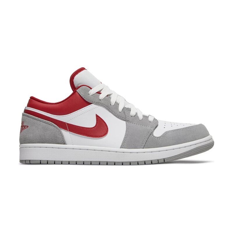 Air Jordan 1 Low SE - Light Smoke Grey Gym Red