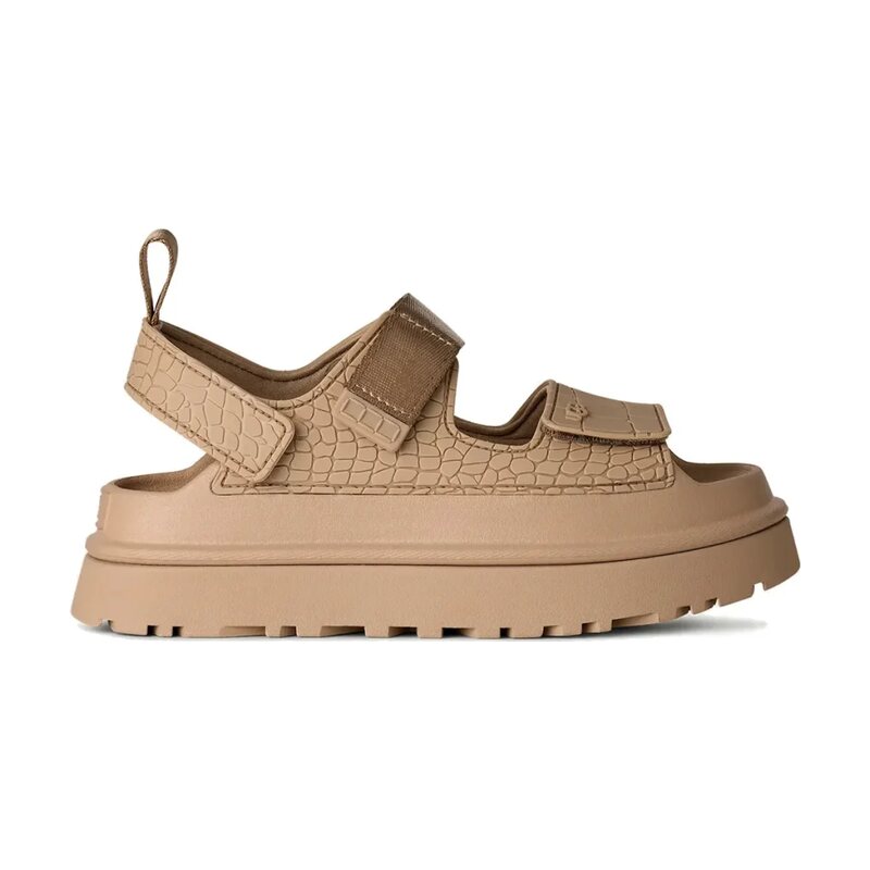 UGG Golden Glow Sandal Embossed Mustard