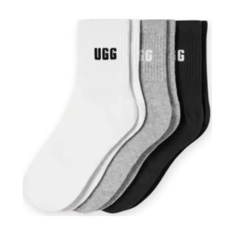 UGG Logo Quarter Socks 3-Pack
